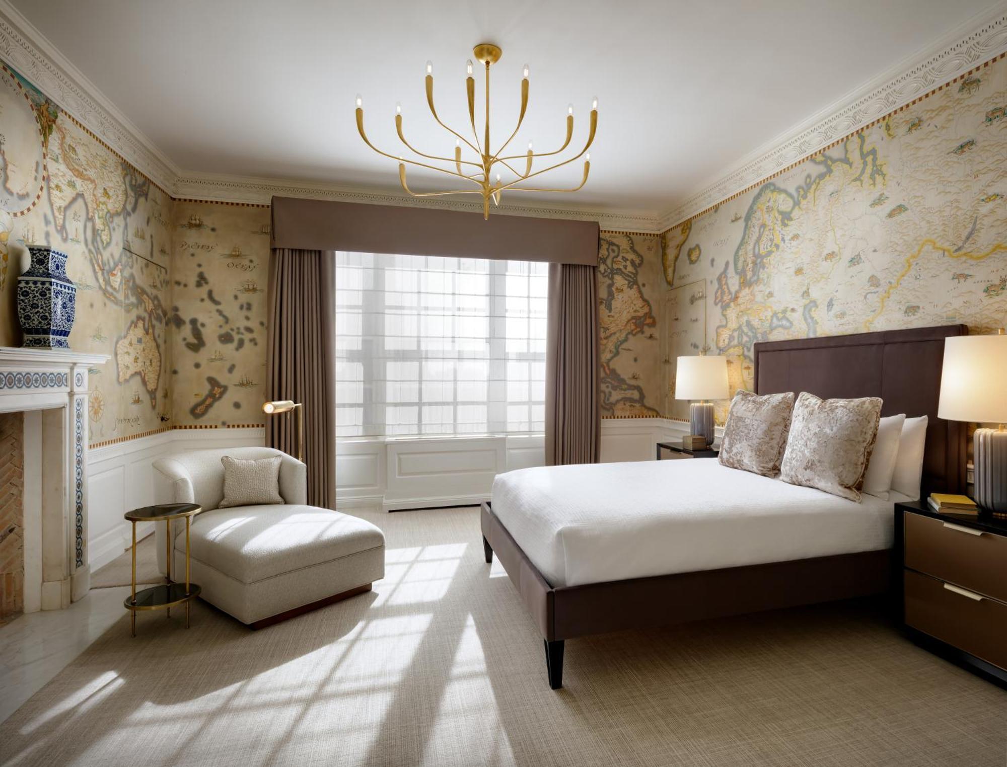 Hotel Fairmont San Francisco Exteriér fotografie A bedroom at the hotel
