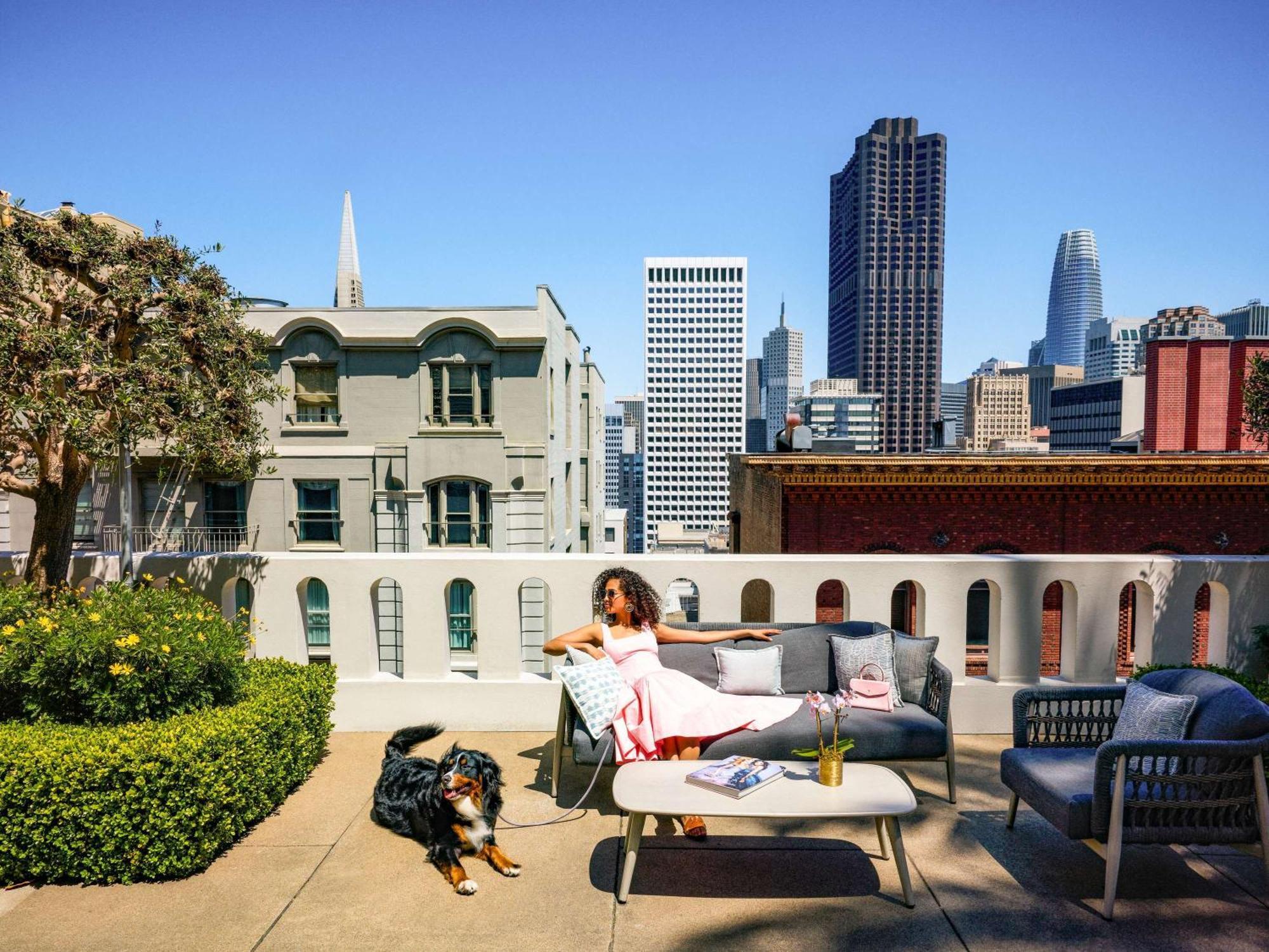 Hotel Fairmont San Francisco Exteriér fotografie Rooftop garden